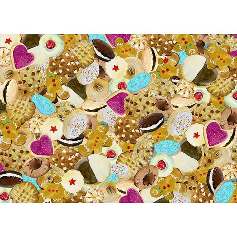 Crazy4Cookies White Modern Wood Framed Art Print by Art Licensing Studio