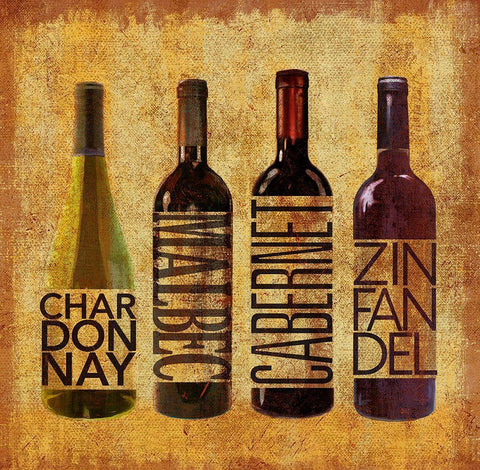 The Wine Up II White Modern Wood Framed Art Print with Double Matting by Art Licensing Studio