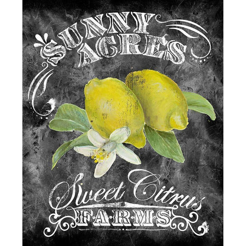 Sunny Acres Gold Ornate Wood Framed Art Print with Double Matting by Art Licensing Studio