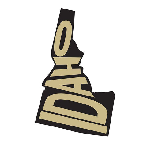 Idaho Gold Ornate Wood Framed Art Print with Double Matting by Art Licensing Studio