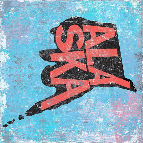 Alaska Gold Ornate Wood Framed Art Print with Double Matting by Art Licensing Studio