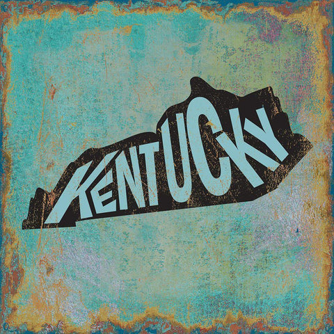 Kentucky Gold Ornate Wood Framed Art Print with Double Matting by Art Licensing Studio