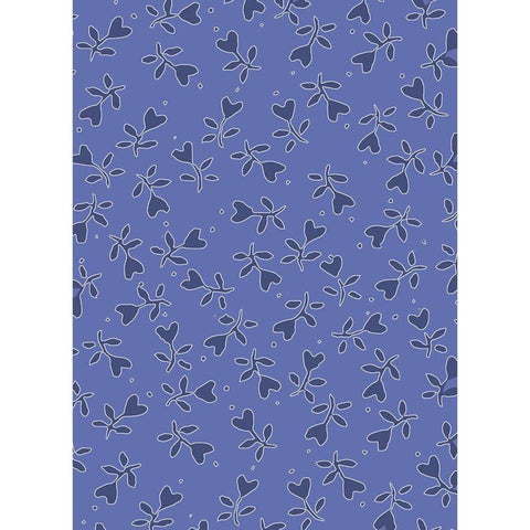 Cool Blue 8 Black Modern Wood Framed Art Print by Art Licensing Studio