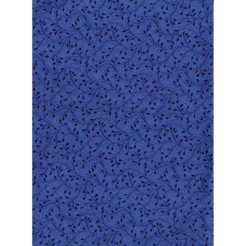 Cool Blue 10 Black Modern Wood Framed Art Print by Art Licensing Studio