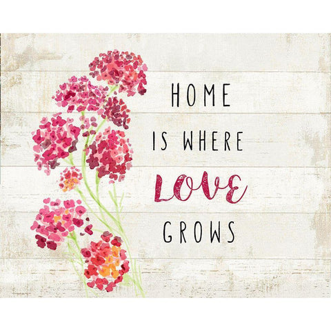 Home Love Gold Ornate Wood Framed Art Print with Double Matting by Art Licensing Studio