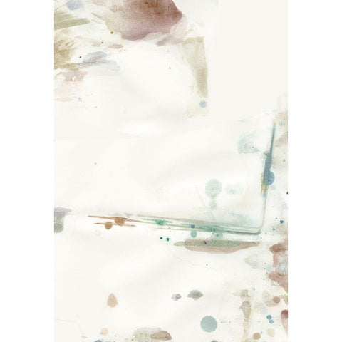 Water spot 1 Black Modern Wood Framed Art Print by Art Licensing Studio