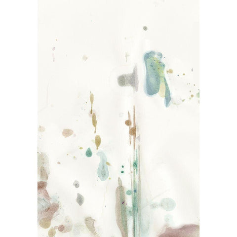 Water spot 2 White Modern Wood Framed Art Print by Art Licensing Studio