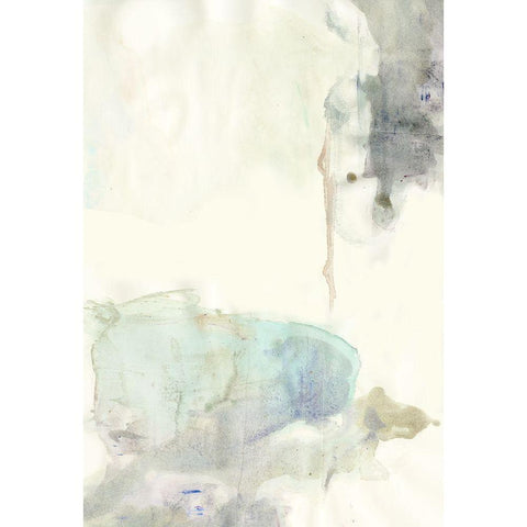 Water weed 1 White Modern Wood Framed Art Print by Art Licensing Studio