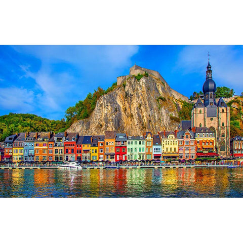 Beautiful Dinant Gold Ornate Wood Framed Art Print with Double Matting by Heine, Ben