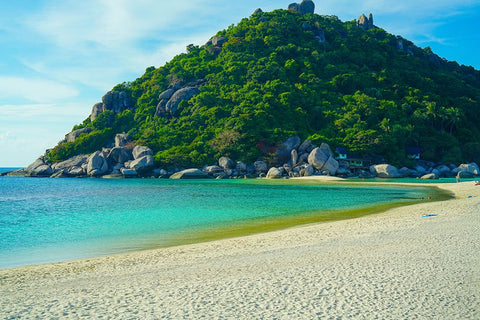 Thailand - 426 Black Ornate Wood Framed Art Print with Double Matting by Heine, Ben