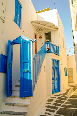 _SAM6660 White Modern Wood Framed Art Print with Double Matting by Heine, Ben