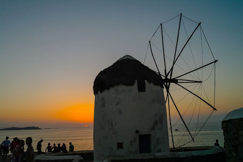 _SAM6862 White Modern Wood Framed Art Print with Double Matting by Heine, Ben