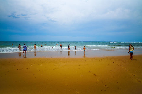 BEN09009 Black Ornate Wood Framed Art Print with Double Matting by Heine, Ben