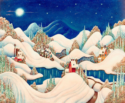 12 Black Ornate Wood Framed Art Print with Double Matting by Bell, Bill