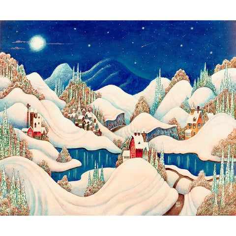 12 White Modern Wood Framed Art Print by Bell, Bill