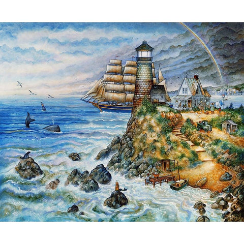 Morning Light Gold Ornate Wood Framed Art Print with Double Matting by Bell, Bill