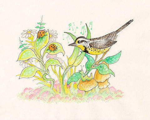 29A Black Ornate Wood Framed Art Print with Double Matting by Bell, Bill