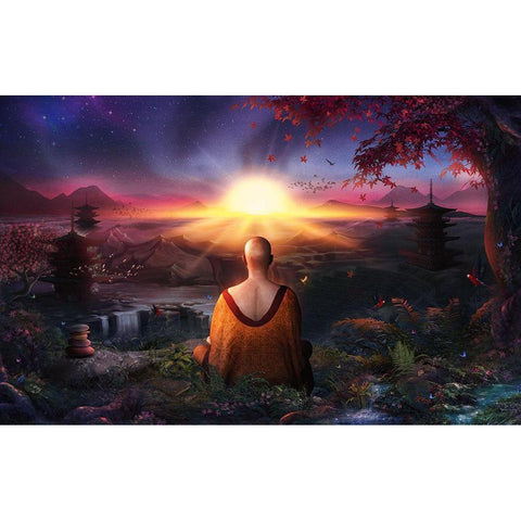 A Magical Existence Black Modern Wood Framed Art Print with Double Matting by Gray, Cameron