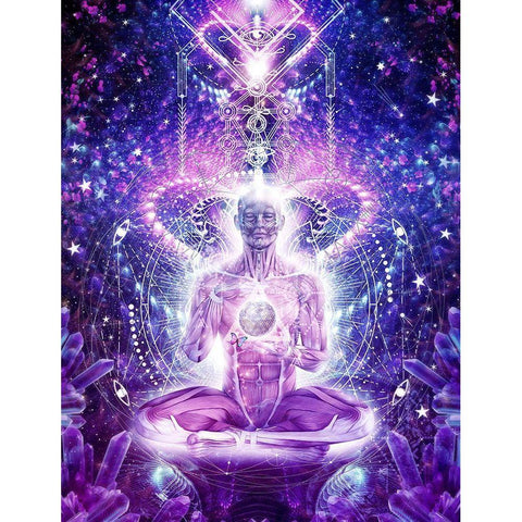 Balanced Self White Modern Wood Framed Art Print by Gray, Cameron