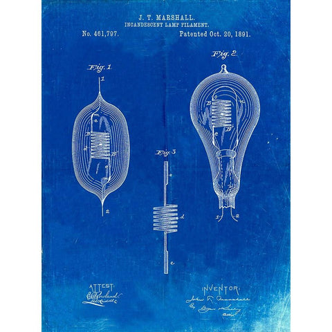 PP889-Faded Blueprint Ibanez Pro 540RBB Electric Guitar Patent Poster White Modern Wood Framed Art Print by Borders, Cole