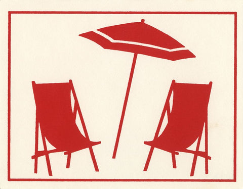 Ca136 White Modern Wood Framed Art Print with Double Matting by Crockett Collection