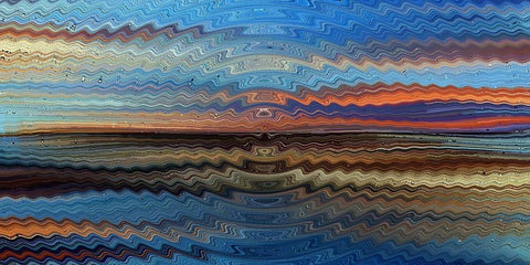 Bonneville Sunrise Black Ornate Wood Framed Art Print with Double Matting by Manlove, David