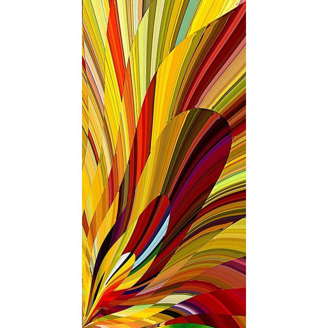 Candle Flame Black Modern Wood Framed Art Print with Double Matting by Manlove, David