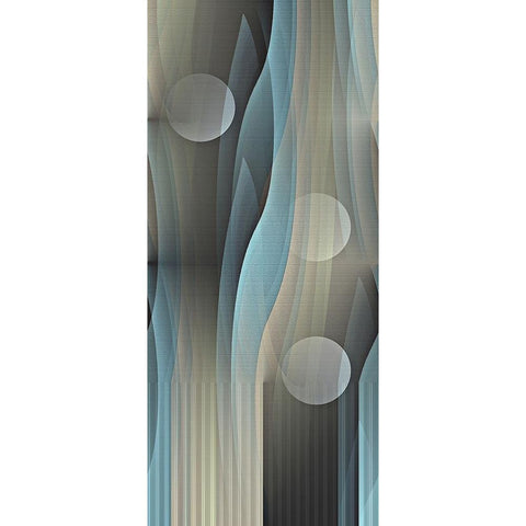 Macro Effervescence Black Modern Wood Framed Art Print with Double Matting by Manlove, David
