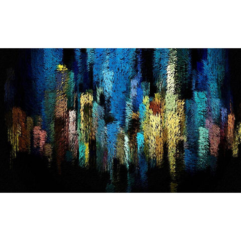 Atlantis Black Modern Wood Framed Art Print by Manlove, David