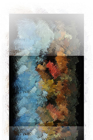 Illusion 3 Black Ornate Wood Framed Art Print with Double Matting by Manlove, David