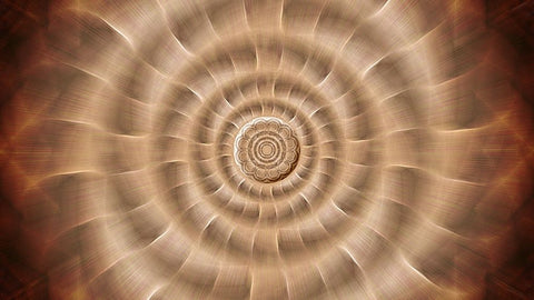 Fire Rotor Zoom Black Ornate Wood Framed Art Print with Double Matting by Manlove, David