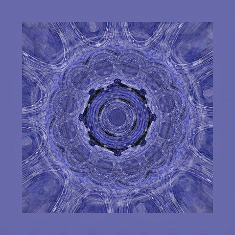 Very Peri Mideval Black Modern Wood Framed Art Print by Manlove, David