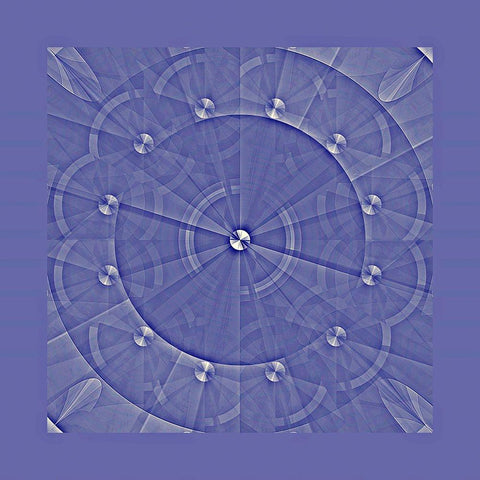 Very Periations White Modern Wood Framed Art Print by Manlove, David