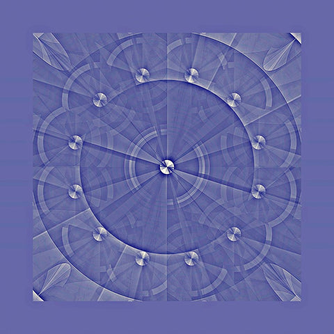 Very Periations Black Ornate Wood Framed Art Print with Double Matting by Manlove, David