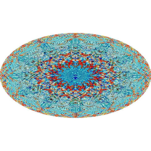 My Cosmic Background Radiation Black Modern Wood Framed Art Print with Double Matting by Manlove, David