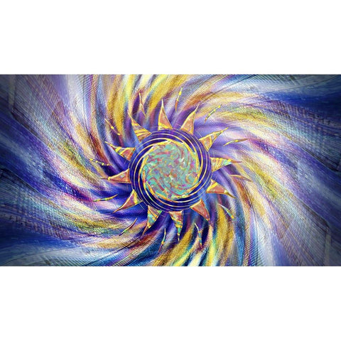 Z Pearl Black Modern Wood Framed Art Print with Double Matting by Manlove, David