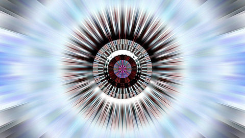 Trippin White Modern Wood Framed Art Print with Double Matting by Manlove, David