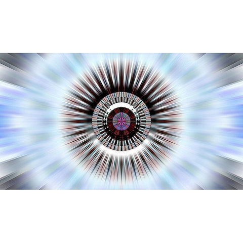 Trippin Black Modern Wood Framed Art Print by Manlove, David