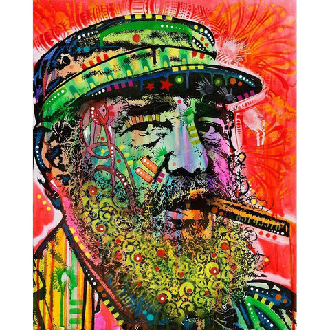 Castro White Modern Wood Framed Art Print by Dean Russo Collection