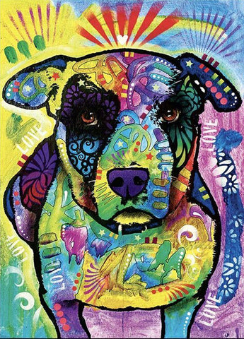 Lucky Black Ornate Wood Framed Art Print with Double Matting by Dean Russo Collection