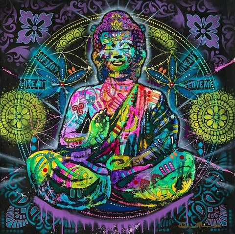 Infinite Love White Modern Wood Framed Art Print with Double Matting by Dean Russo Collection