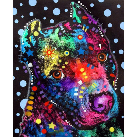 Companion PIT Black Modern Wood Framed Art Print with Double Matting by Dean Russo Collection