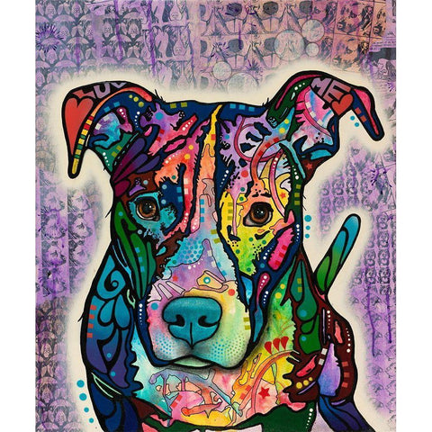 Luv Me White Modern Wood Framed Art Print by Dean Russo Collection