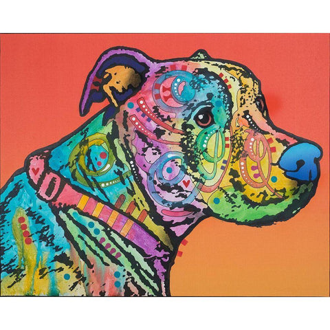 Hooch White Modern Wood Framed Art Print by Dean Russo Collection