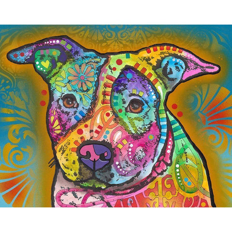 JoJo White Modern Wood Framed Art Print by Dean Russo Collection