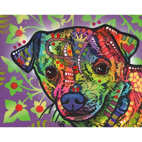 Farley Black Modern Wood Framed Art Print with Double Matting by Dean Russo Collection