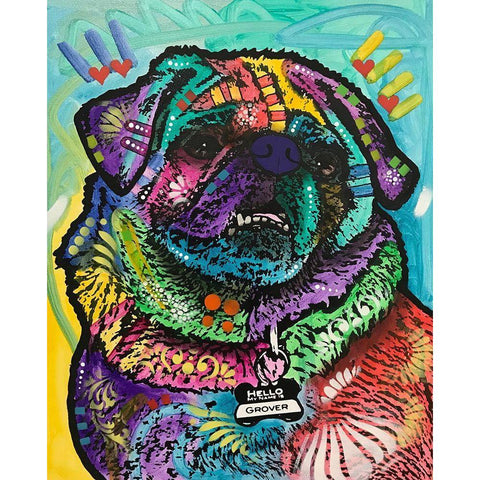 Gus White Modern Wood Framed Art Print by Dean Russo Collection