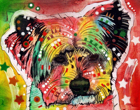 Earthy York Black Ornate Wood Framed Art Print with Double Matting by Dean Russo Collection