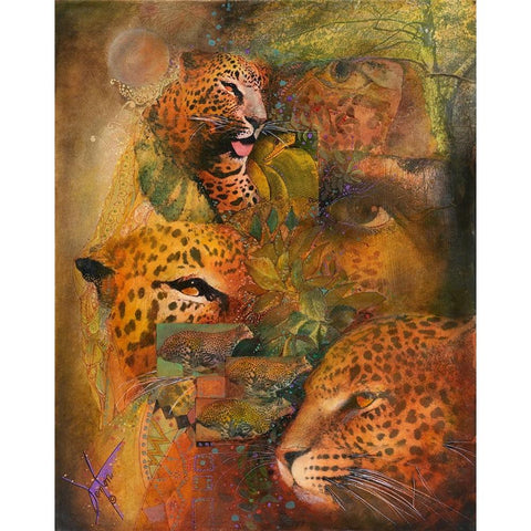 Whiskers White Modern Wood Framed Art Print by Lund, Denton