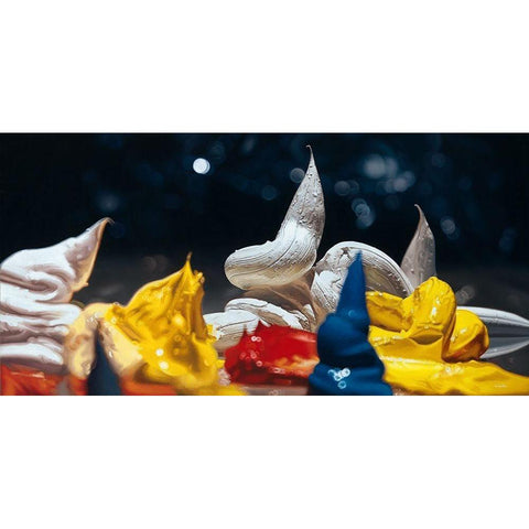 Fool Moon Black Modern Wood Framed Art Print with Double Matting by Chartier, Francois